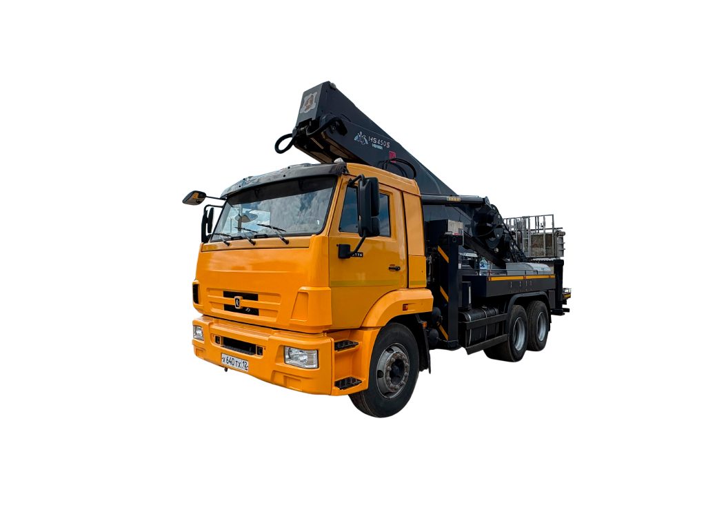 Автовышка 30 метров на шасси Hyundai Mighty Aвтогидроподъёмник на шасси Hyundai Mighty